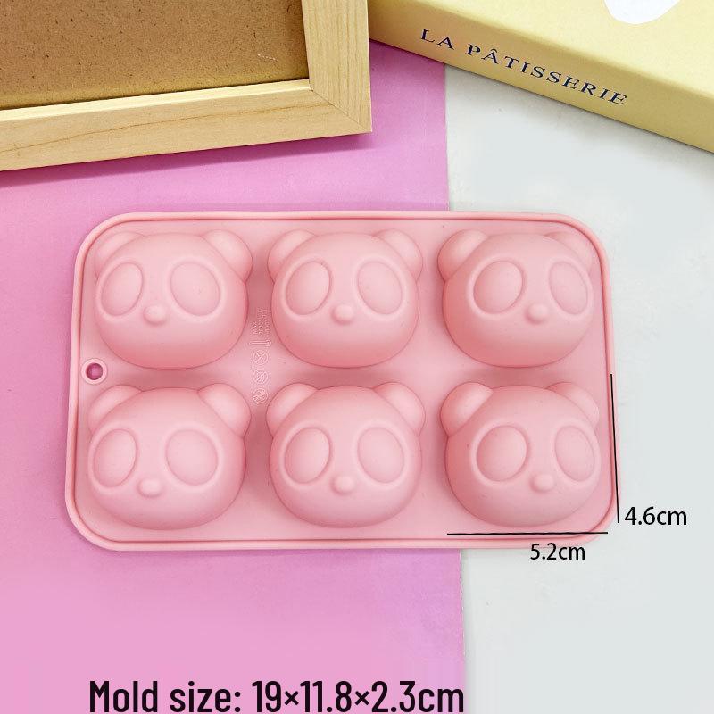 12-Cavity Braided Wavy Long Strip Gummy Mold, Crayon, Knife & Fork, Panda Mousse Pudding Mold