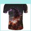 Godzilla – König der Monster – Herren Kurzarm-T-Shirt mit 3D-Druck
