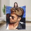 Super Warme DeckeKinder Erwachsene Dekorativ George Michael Britischer Sänger Überwurf Decke Flanell Bettüberwurf Für Draußen Bettabdeckung