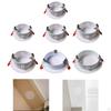Ceiling Hole Cover Plate Downlight Trim Compact Wall Mount Recessed Light for