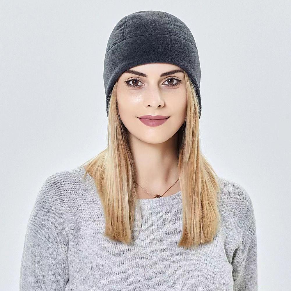

Warm Fleece Cycling & Ski Cap with Ear Protection - Windproof for Autumn & Winter Outdoor Activities One Size