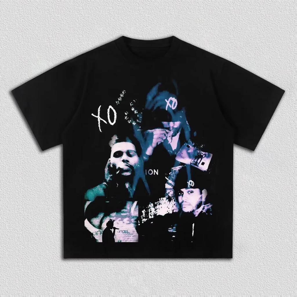 The Weeknd Hurry Up Tomorrow 2026 Summer Fashion Casual Crew Neck Short Sleeve Trendy Street Hip Hop Unisex Comfortable Fashion Women And Men T-shirt