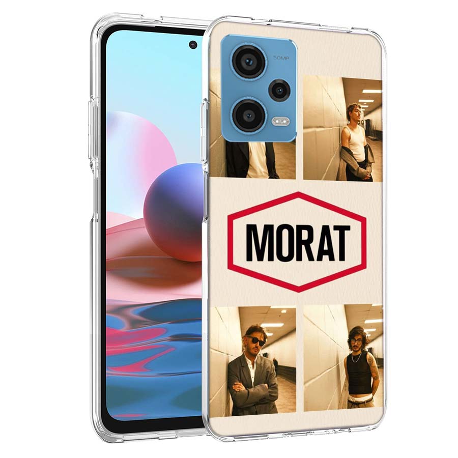 M-Morat Band Phone Case For Redmi Note 13 12 14 15 Pro Plus 13R 11 11T 11E 11S 10 Pro 10S 9 9S Cover Cell Clear TPU Capa Cases S