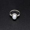 Moonstone 925 Sterling Silver Ring For Women,  Gemstone Artisan Handmade Unique Jewelry, Valentines Day Gift For Her