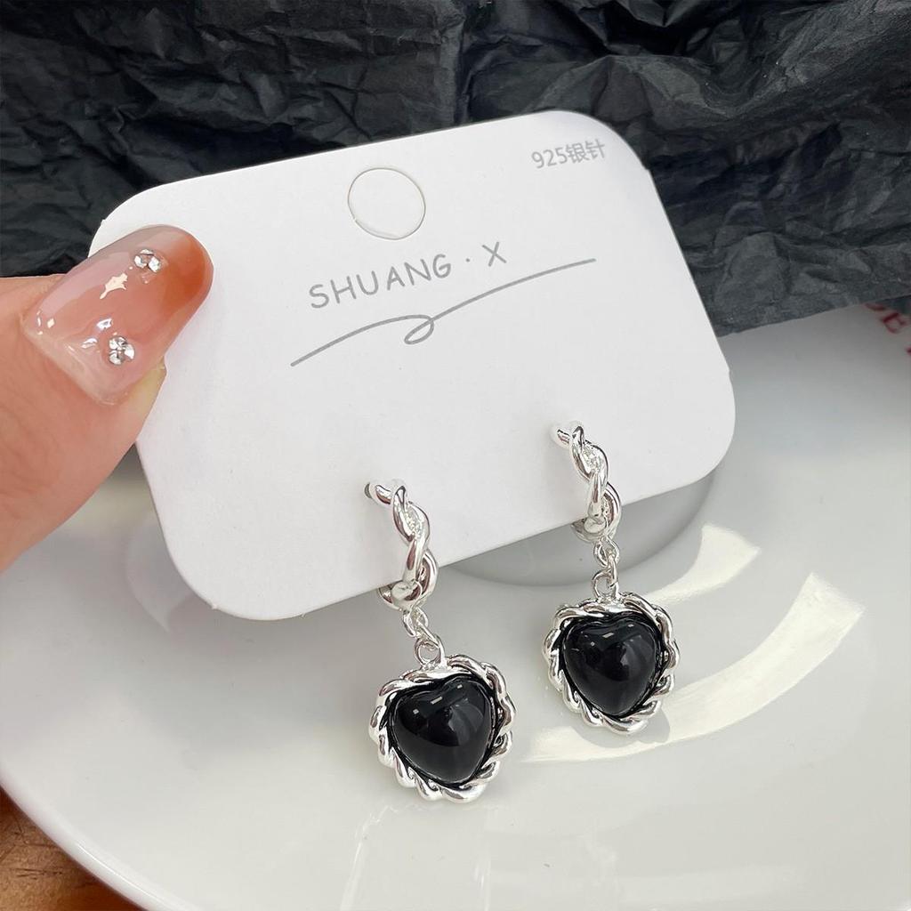 Gothic Punk Devil Cross Stud Earrings Set for Women - Sweet, Cool, and Spicy Design