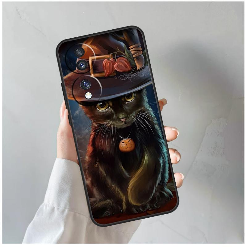 Witch Cat For Honor Magic 7 Lite 6 5 8 Pro Case For Honor X9d X9b X9c X9a X8c X8b 200 400 50 70 Win RT