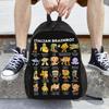 Arten von italienischem Brainrot Meme Klassischer Rucksack Outdoor High School Reise Handgezeichneter Tagesrucksack Herren Damen Laptop Umhängetasche