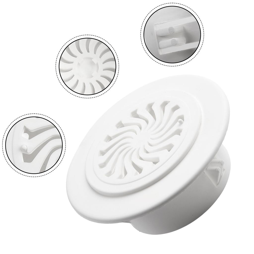 Ventilation Parts Grille Cover 1PC Non toxic White Plastic 40mm 100mm Air Vent Grille Parts For Air Vent Grille