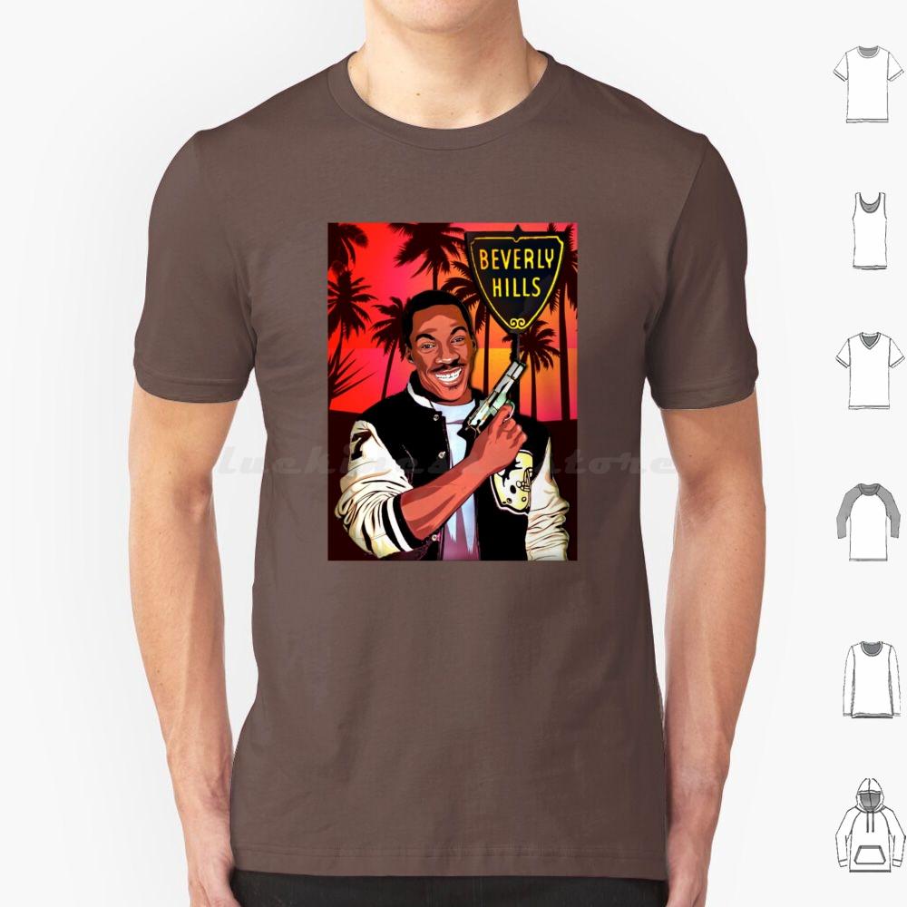 Beverly Hills Cop T Shirt Cotton Men Women DIY Print Beverly Hills Cop Eddie Murphy Comedy 80s 90s Film Movies Coming To