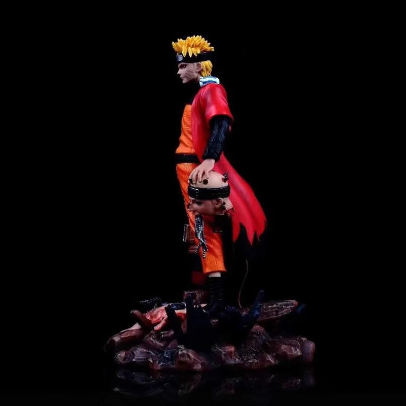 Anime Naruto Figure 29cm GK Naruto Uzumaki Standing Posture Action Figurine PVC Statue Model Decoration Doll Kid Toys Gift