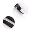 Black Eyebrow Tweezers Stainless Steel Slant Tip Hair Removal Makeup Tool Kit Eyelashes Extension Double Eyelid Application