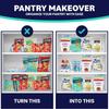 Clear Plastic Spice Packet Rack Clear Display Containers Durable Pantry Organization  Fridge