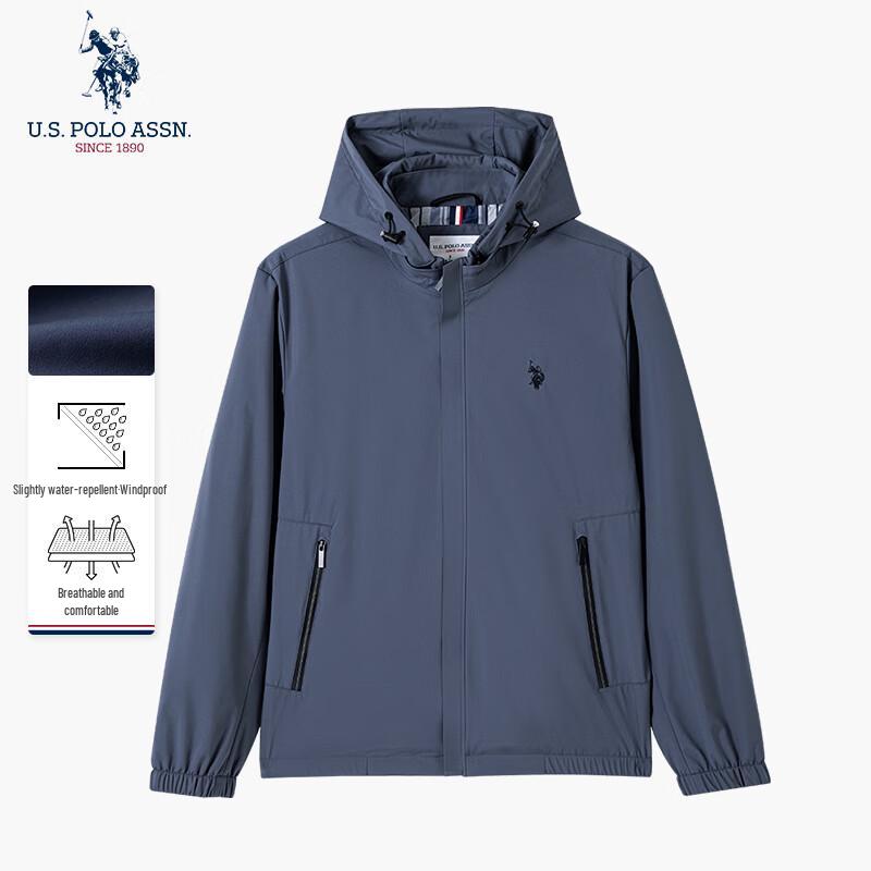 U.S. POLO ASSN. Men's Hooded Outdoor Jacket