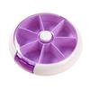 Portable Vitamin Holder for Trips 7 Day Pill Organizer, Rotary Case, Cute Fruit Style Travel Medicine Case Compact ABS Container And Daily Supplements