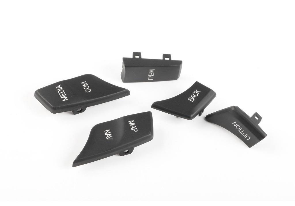 Compatible with BMW 5, 6, 7 Series (G30, G38): iDrive Center Console Multimedia Button.