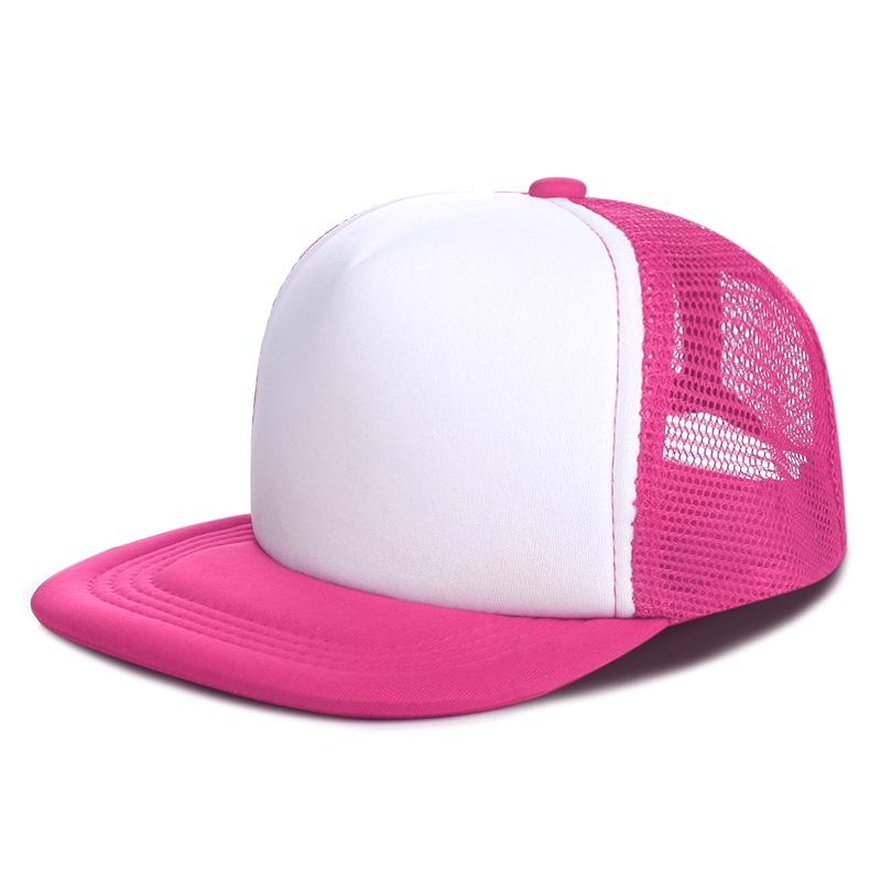 Verstellbare Herren Baseballkappe mit flachem Schirm - Atmungsaktiv, Sonnenschutz für Frühling/Sommer, Eltern-Kind-Stil, Mesh-Design für Hip-Hop und Streetdance.