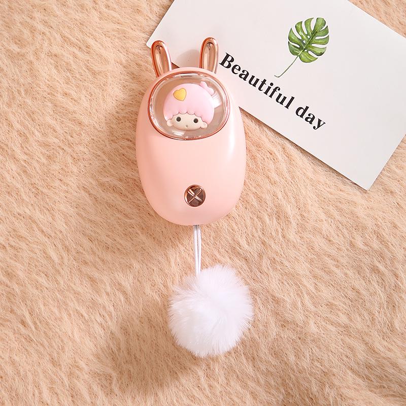 Cartoon Mini Hand Warmer: Cute, Portable, Rechargeable Electric Warmer for Babies and Pets.