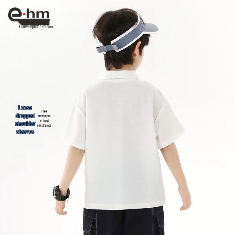 Ham Boys' Short Sleeve Polo T-Shirt