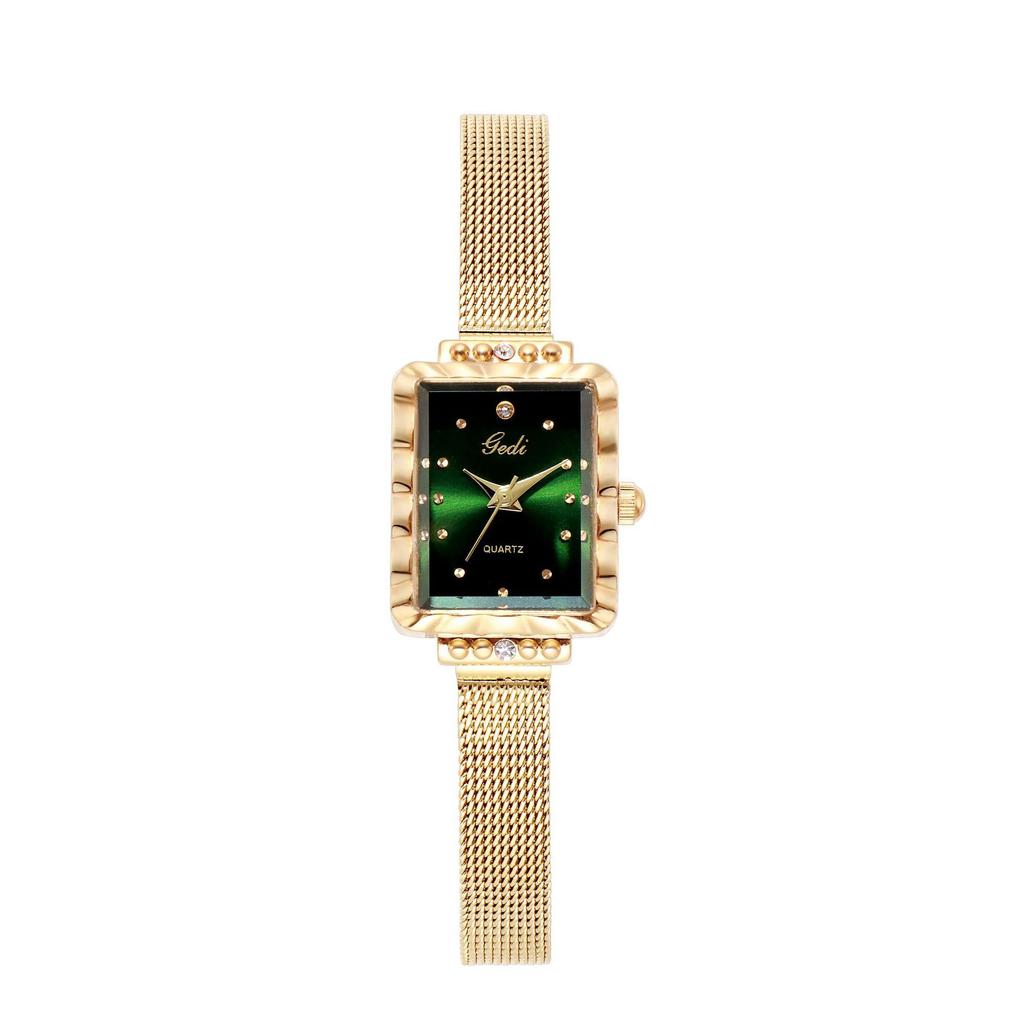 Fashion Mesh Belt Women'S Watch Square High-End Fritillary Watch Waterproof Quartz Women'S Watch