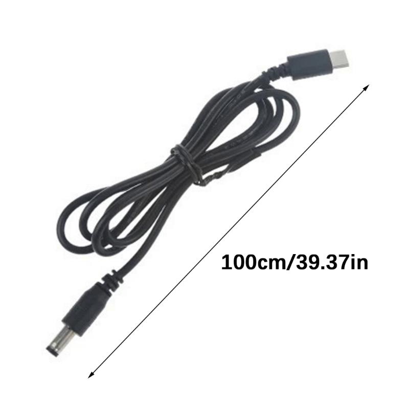 Type C To DC5.5mm Charging Cable 12V Fast Charging Data Cable Suitable for Portable Projectors Small Electronics