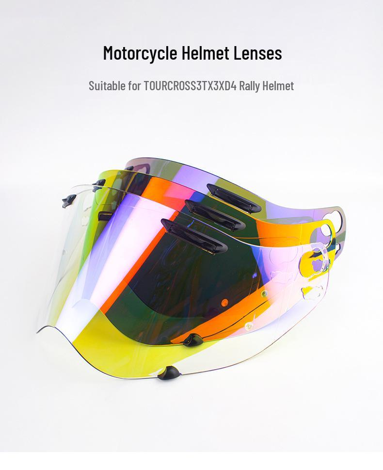 Electroplated Day/Night Visor for ARAI TOUR CROSS3, TX3, XD4 Rally Helmets