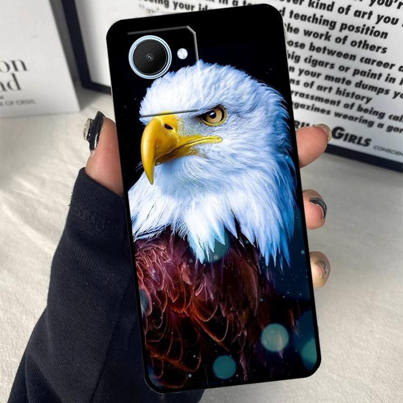 Eagle Hawk Bird Animal For Realme GT7 Pro GT6 C67 C65 C63 C61 C55 C53 C51 C71 C75 10 11 12 13 14 15 Pro Plus Case