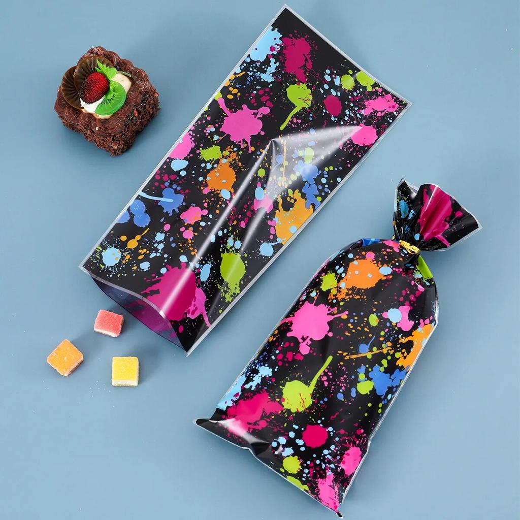50 Teile/satz Coloful Graffiti Candy Tasche Geschenk Verpackung Tasche Geburtstag Partei Liefert Hochzeit Baby Dusche Geschenk Tasche