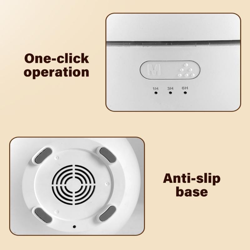 Salt Stone Flame Cracked Design Humidifier Scent Diffuser Air Purifier4 in 1 Multifunctional for Home Office