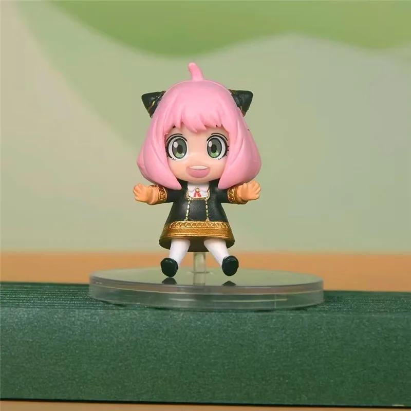 4pcs SPY×FAMILY Anya Forger Twilight Yor Forger Anime Action Figure Model Cartoon Figurine Toys Collection