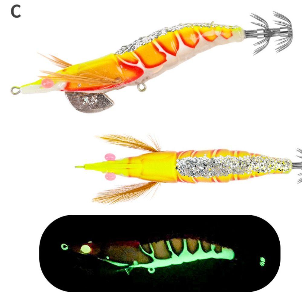 130mm/20g Shrimp Bait 3.5# Octopus Lure 2025 Squid  Hook  Lifelike