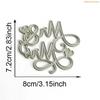 K1AE Heart Mr Mrs Cutting Dies for Photo Scrapbooking Card Making Decoration Embossing Stencils Carbon Steel Die Cuts