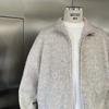 Men's Slim Fit Zip-Up Cardigan - Autumn Knit Sweater with Half-High Collar