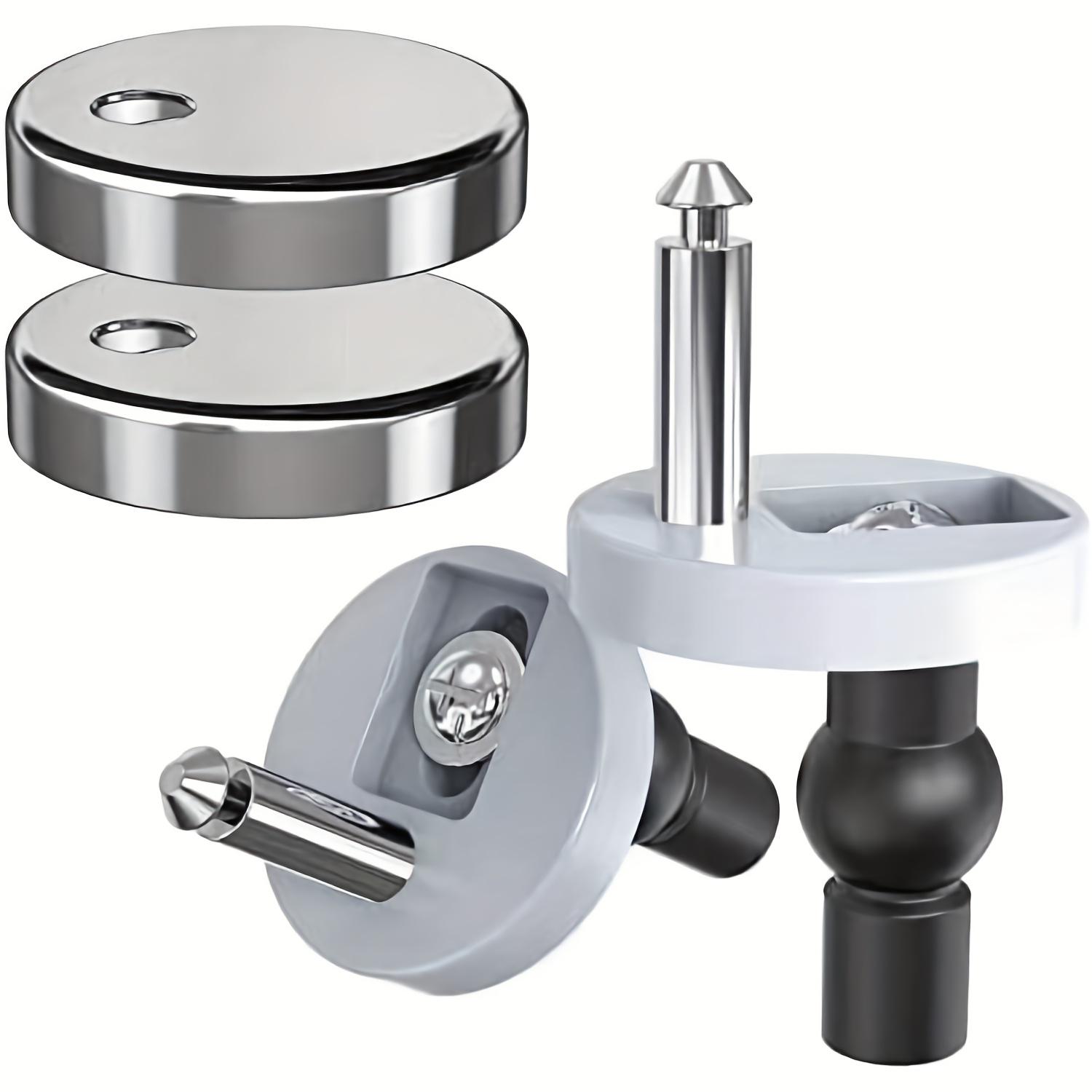 

2 шт. Универсальные болты и винты для сиденья унитаза, Замена, быстросъемные крепления для петель сиденья, Детали, Подходят для отверстий 14 мм-16 мм