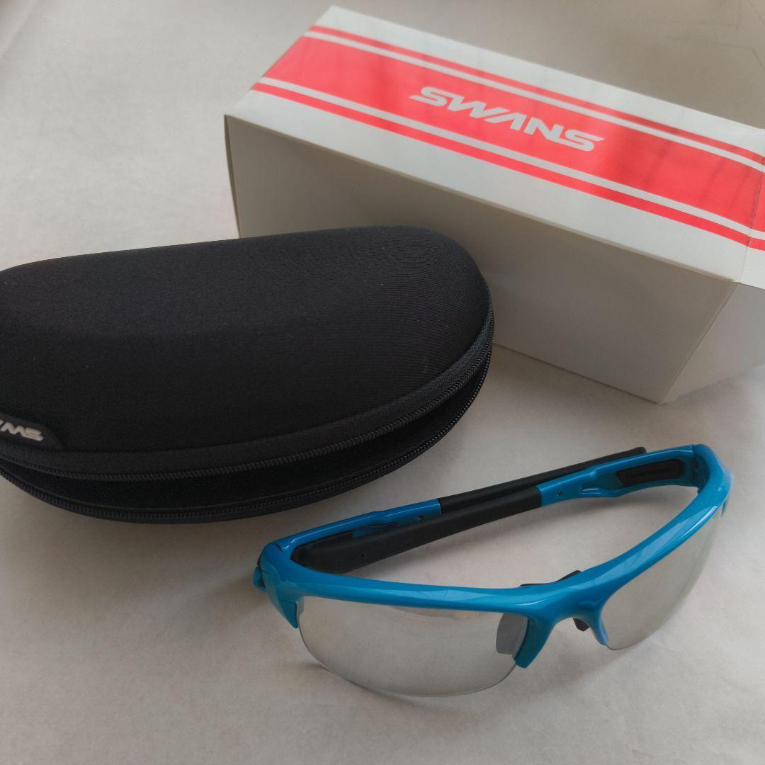 Used SWANS SPB-0712 Sports glasses dark turquoise blue