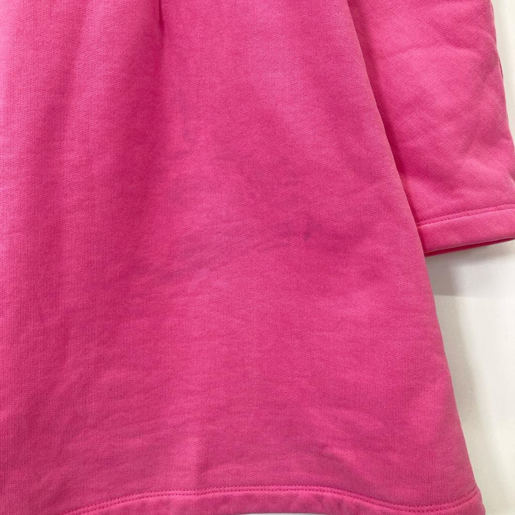 Pangaia Pink Cotton Logo Hoodie Dress Dress M pinkUsed
