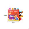 3D Animal Baby Car Toys Crinkle Paper Early Educational Interactive Cloth Book for 6 To 18