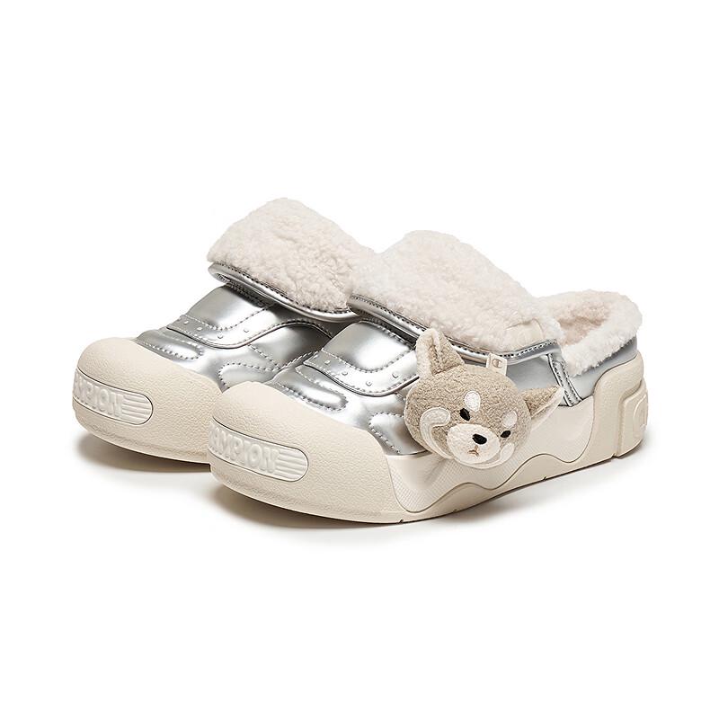 Champion נעלי בית סגורות מרופדות קטיפה, קולקציית סתיו/חורף 2025