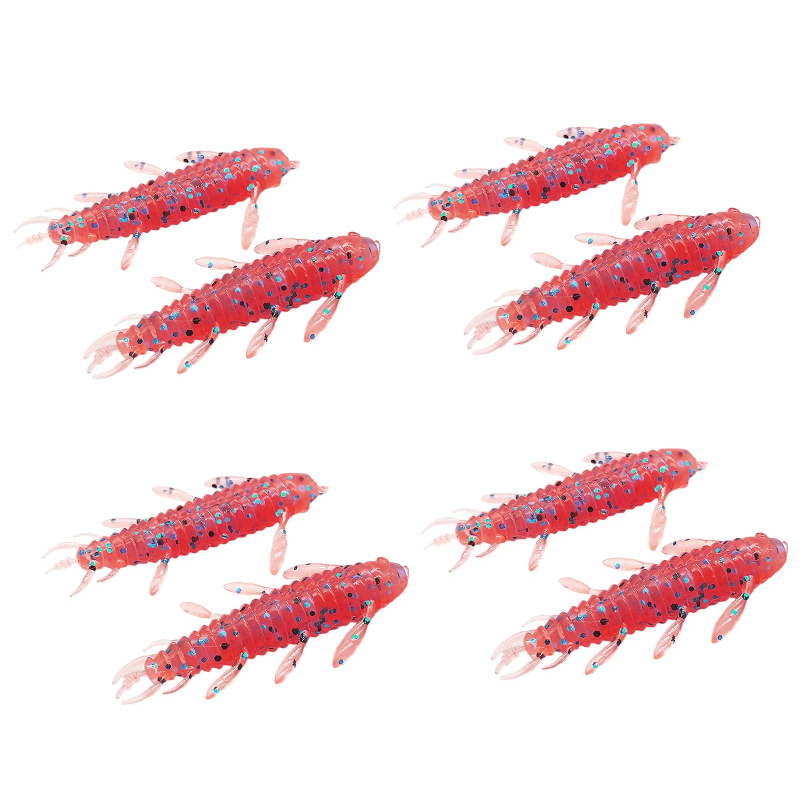 

8 шт. приманок для ловли червей, мягкие пластиковые приманки для ловли рыбы, приманки для ловли рыбы, приманки Wacky Rigs, набор приманок для ловли окуня и форели 1