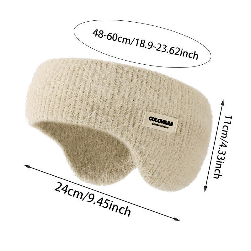 Winter Ear Warmer Earmuffs Headband Cute Hair Bands Outdoor Skiing Sport Thick Hairband For Women Men Headscarf Hair Accessories