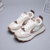 Fleece Thick-Soled Heightening Waffle Shoes Female Students Versatile Board Shoes Non-Slip Sports Casual Shoes Dad Shoes