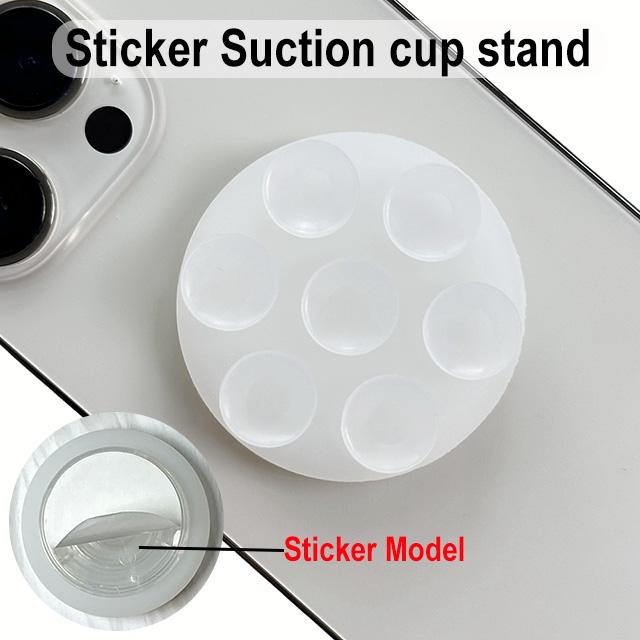 Grippopso Silicone Suction Cup Wall Stand Cellphone Holder Mount Tok Socket Suction Mobile Phone Case Holder Phone Accessorie