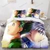 3D Printed Anime Hunter × Hunter Bedding Set Duvet Cover Bedroom Comforter Single Twin King _Size Quilt Cover Home Textiles