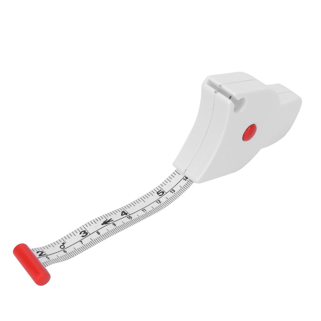 Körpermaßband Doppelskala Gewichtsverlust Maß Messband für Körper NähenRot