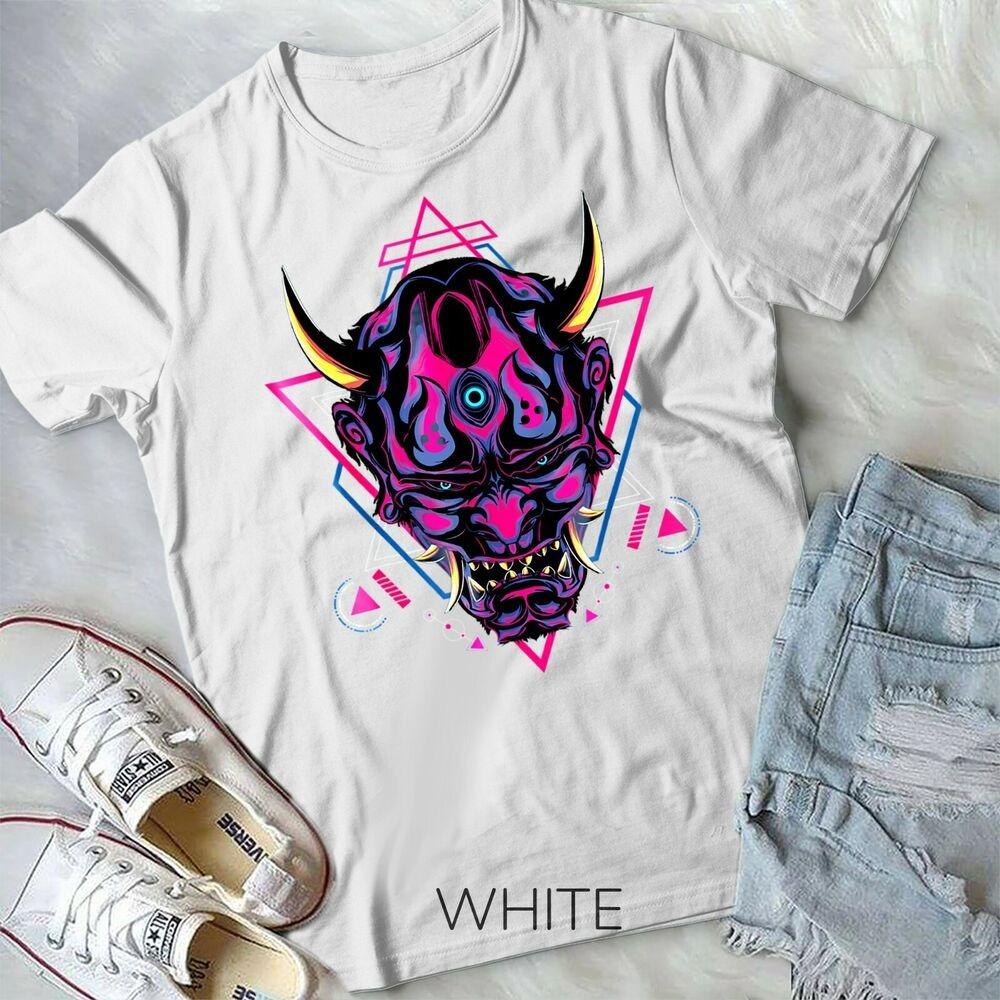 Samurai Demon Oni Akuma Mask Bushido Spirit Japanese Unisex Form T-shirt Comfortable Personality High Quality Cotton Tops