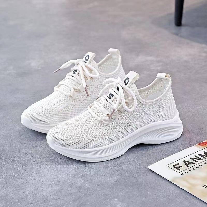 

Новые летние туфли-лодочки с мягкой подошвой, легкие дышащие туфли, студенческая обувь, сетчатая обувь, женские кроссовки, повседневная модная обувь 40