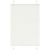 VidaXL Store Plissé Blanc 85x100 Cm Largeur Du Tissu 84,4 Cm Polyester, Store Plissé De Fenêtre, Store Accordéon, Store 4015480