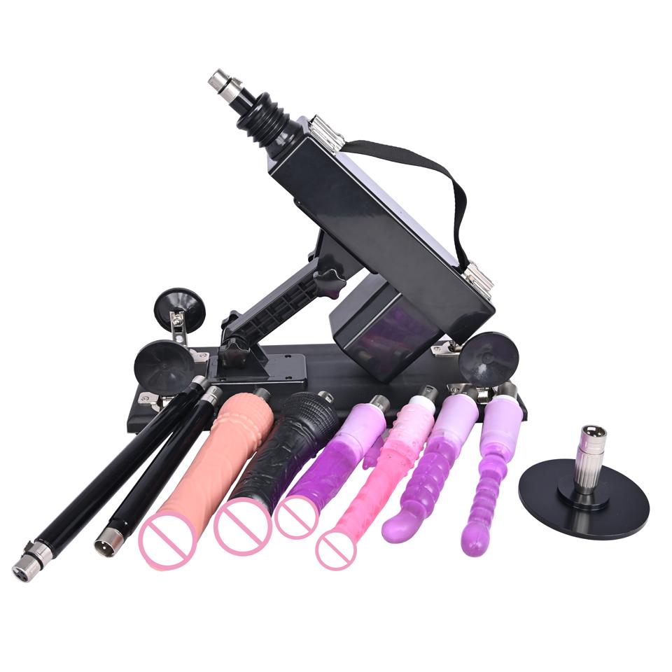 ROUGH BEAST Sex Machines for Woman Automatic Masturbation Pumping Gun 3XLR Sex Machines for Adults With Big Dildo Sex Machine Toys