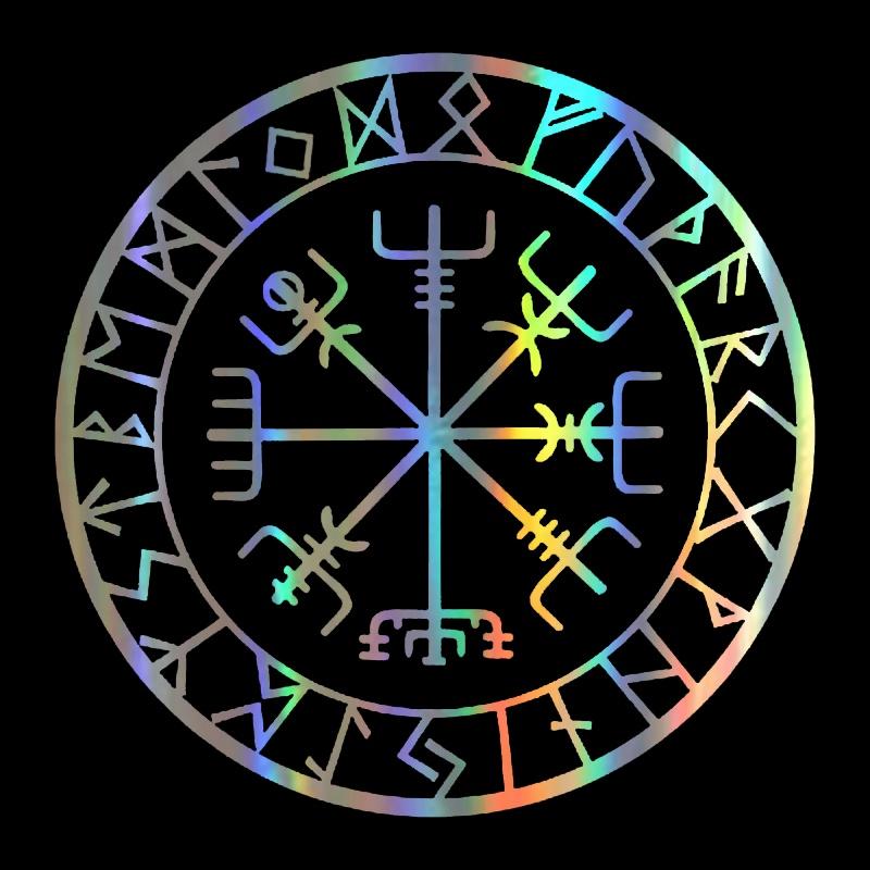 Three Ratels Car Sticker NSWE Compass Funny Car Decal Reflective 3D Stickers On Car Warning Sign Vinyl Car Styling Accessories