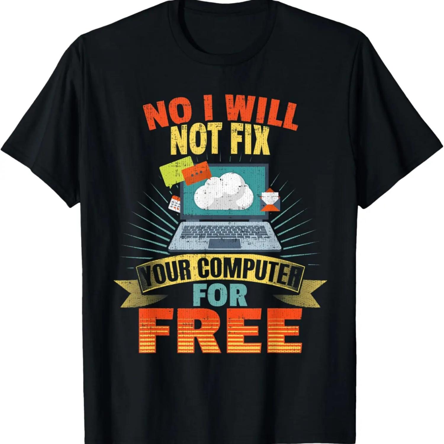 Футболка с принтом: Инженер-программист - Шепчущий компьютеры S