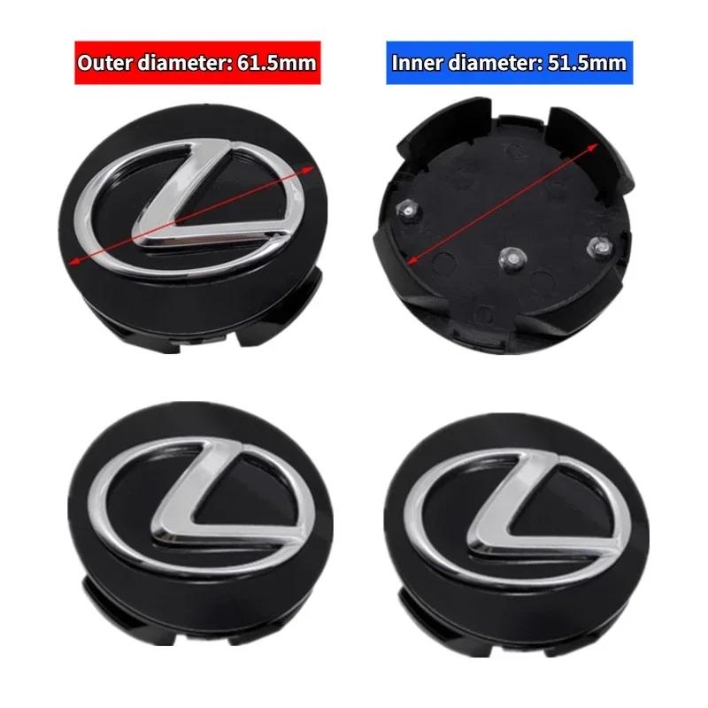FIWB3 For LEXUS NX RX330 RX300 GS300 IS250 IS200 CT200h GX470 CT 200H 4Pcs Plastic Auto Wheel Hub Center Caps Emblem Car Styling